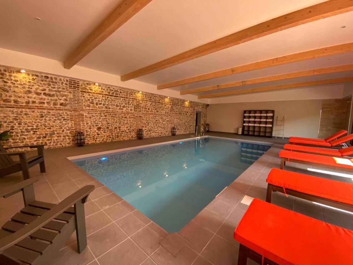 Hotel-Spa-Piscine Le Petit Castel Beuzeville-Honfleur ภายนอก รูปภาพ