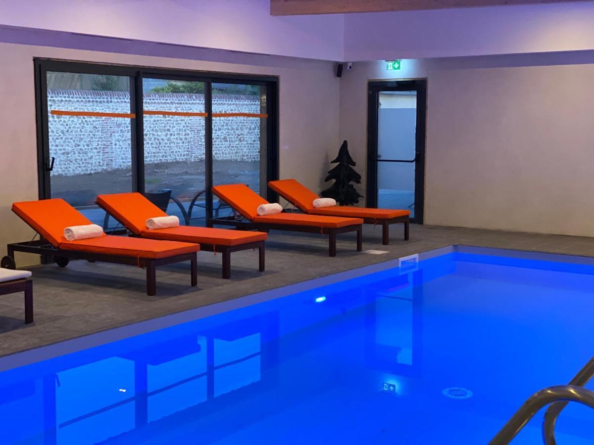 Hotel-Spa-Piscine Le Petit Castel Beuzeville-Honfleur ภายนอก รูปภาพ